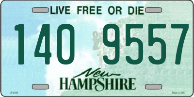 NH license plate 1409557