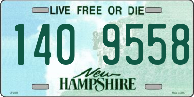NH license plate 1409558