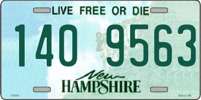 NH license plate 1409563