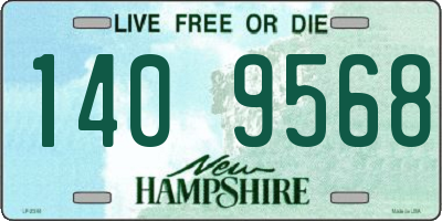 NH license plate 1409568