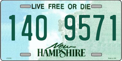 NH license plate 1409571