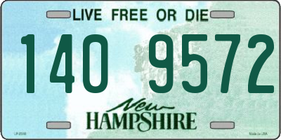 NH license plate 1409572