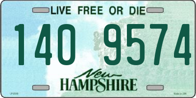 NH license plate 1409574