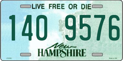 NH license plate 1409576