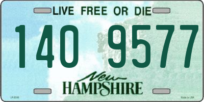NH license plate 1409577
