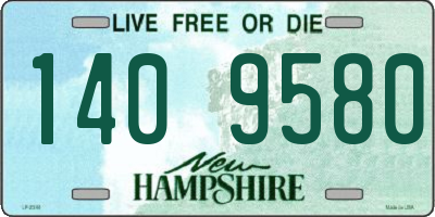 NH license plate 1409580