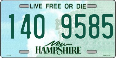 NH license plate 1409585