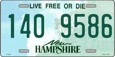 NH license plate 1409586
