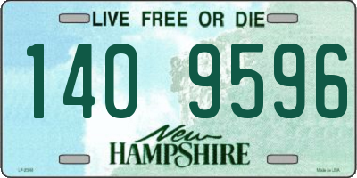 NH license plate 1409596