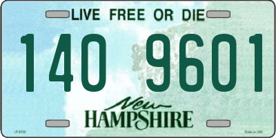 NH license plate 1409601