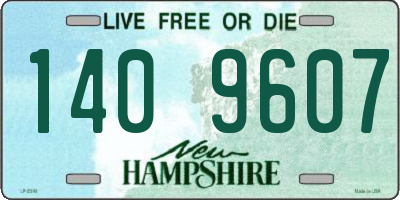 NH license plate 1409607