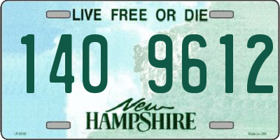 NH license plate 1409612