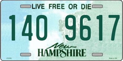 NH license plate 1409617