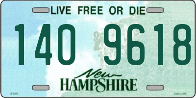 NH license plate 1409618