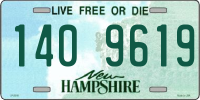 NH license plate 1409619