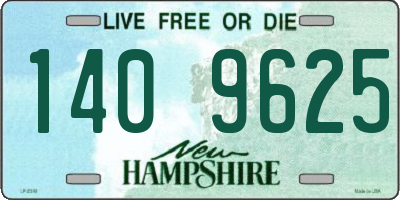 NH license plate 1409625