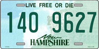 NH license plate 1409627