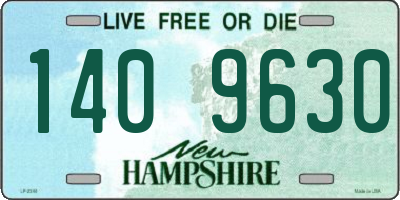 NH license plate 1409630