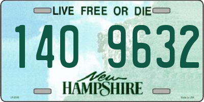 NH license plate 1409632