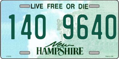 NH license plate 1409640