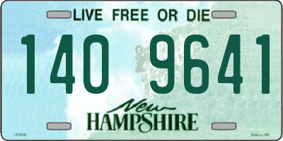 NH license plate 1409641
