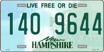 NH license plate 1409644