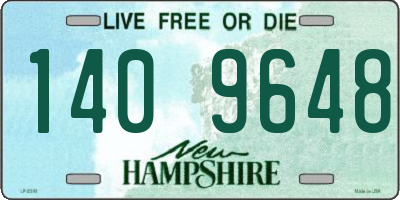 NH license plate 1409648