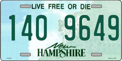 NH license plate 1409649