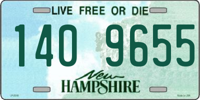 NH license plate 1409655