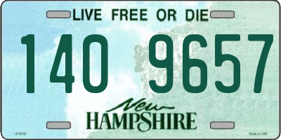 NH license plate 1409657