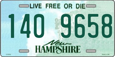 NH license plate 1409658
