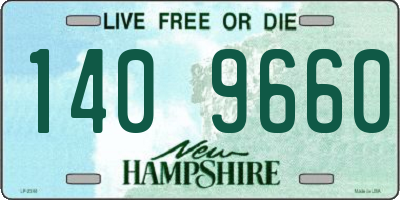 NH license plate 1409660