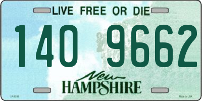 NH license plate 1409662