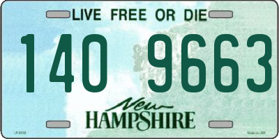 NH license plate 1409663