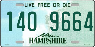 NH license plate 1409664
