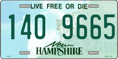 NH license plate 1409665