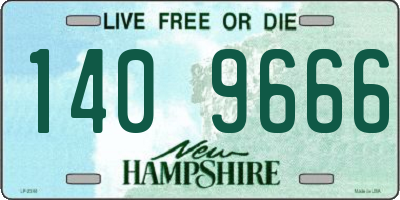 NH license plate 1409666