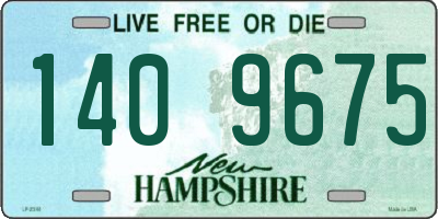 NH license plate 1409675