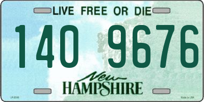 NH license plate 1409676