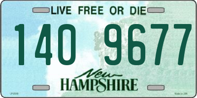 NH license plate 1409677