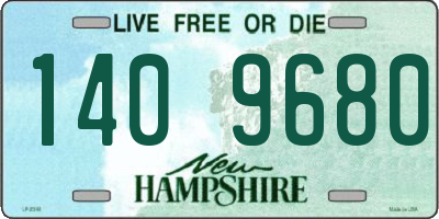 NH license plate 1409680