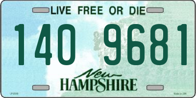 NH license plate 1409681
