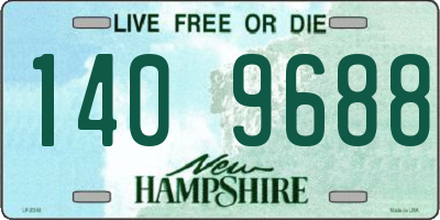 NH license plate 1409688