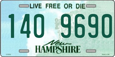 NH license plate 1409690