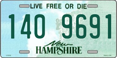 NH license plate 1409691