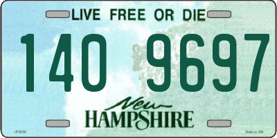 NH license plate 1409697