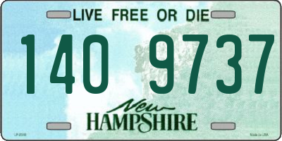 NH license plate 1409737