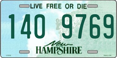 NH license plate 1409769