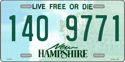 NH license plate 1409771