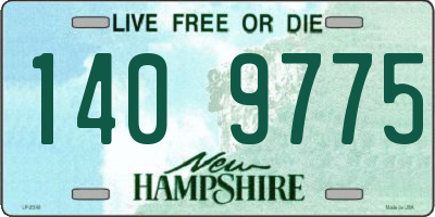 NH license plate 1409775